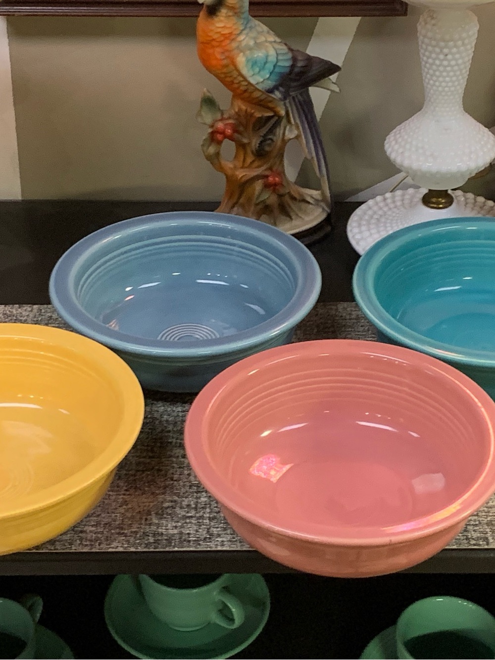 Fiestaware Bowls in Yellow, Pink, Light Blue, Turquoise